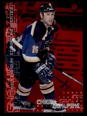 1999-00 BAP Millennium Ruby #207 Chris McAlpine 708/1000