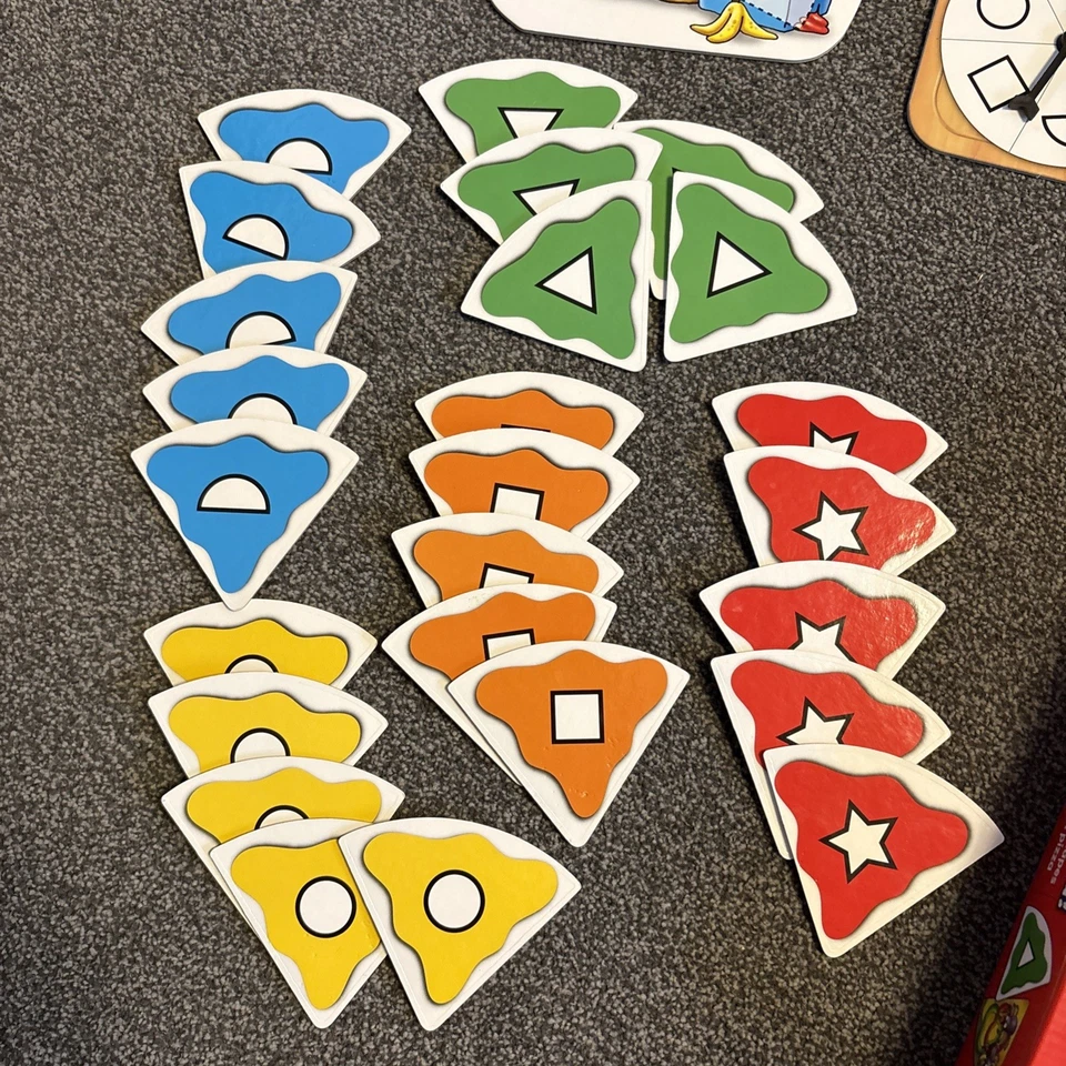 Pizza Pizza Shape And Colour Matching Board Game For Children Age 3-7 - image 3 of 4