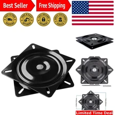 Heavy Duty 7" Square Alloy Steel Swivel Replacement for Bar Stools and Chairs