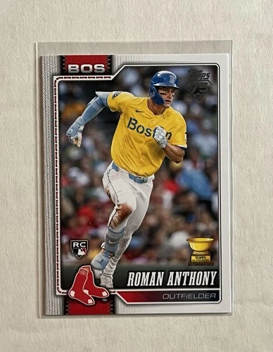 2026 Topps Series 1 Roman Anthony Image Variation Companion Card Red Sox RC #189