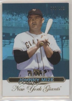 2011 Topps Tribute Blue 60/199 Johnny Mize #45 HOF sh7