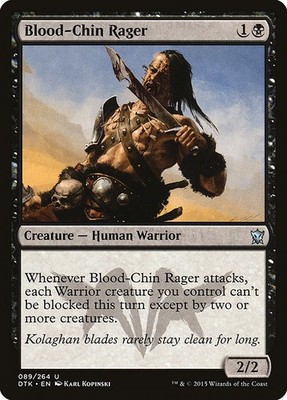 [MTG] Blood-Chin Rager (089) (DTK) LP-HP