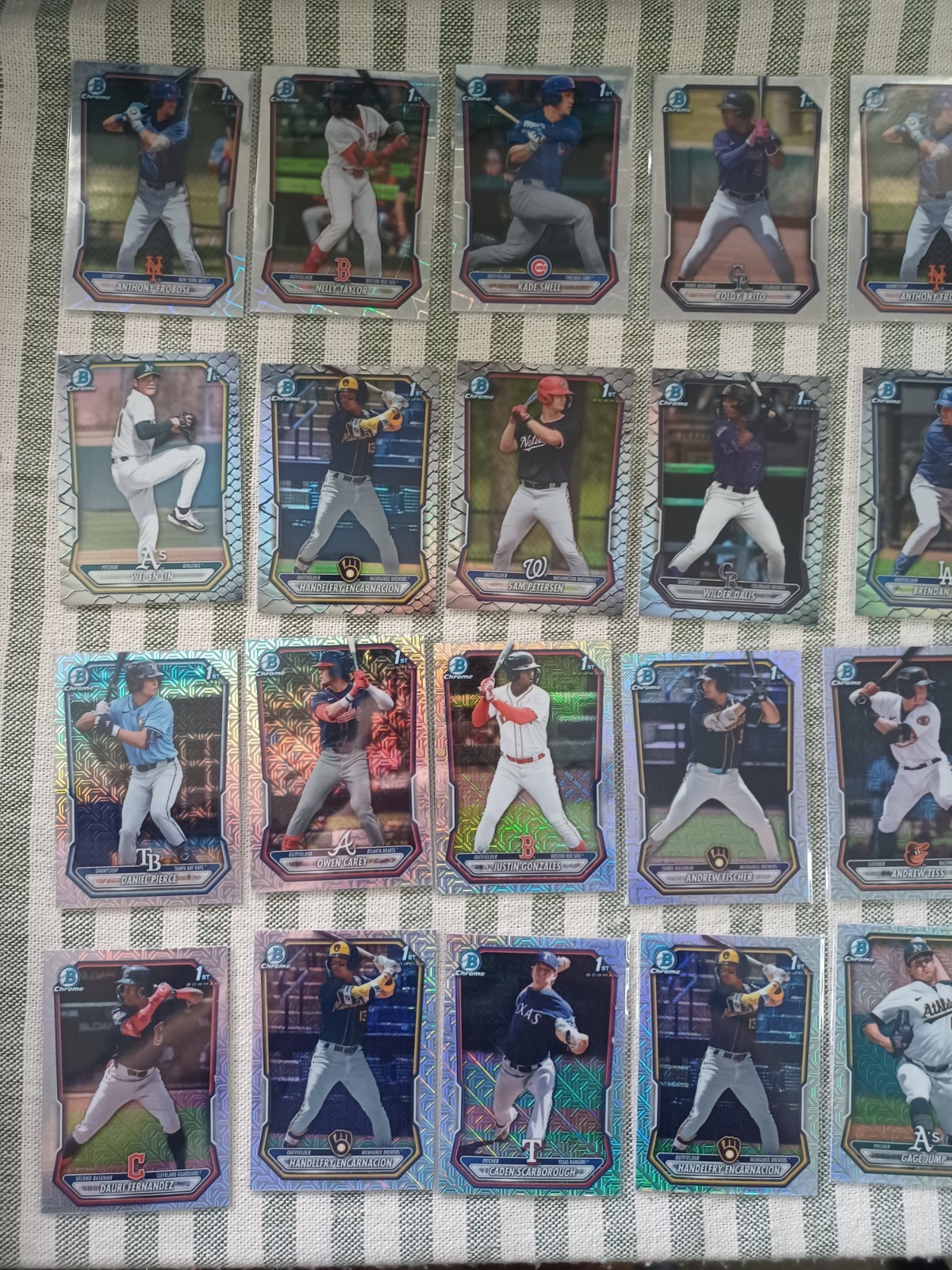 Massive 2026 Bowman Baseball Lot (371)! 1st BOWMAN CHROMES, Refractors, #/,... view 8