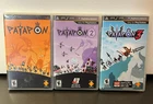 Patapon 1, 2, 3 Sony PlayStation Portable PSP CIBs Complete Lot Set