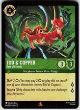 Tod Copper Best of Friends 94/204 Attack of the Vine Disney Lorcana