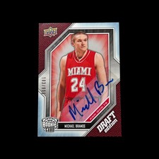 2009-10 Upper Deck Draft Edition Silver Auto /999 Michael Bramos #63 Redhawks