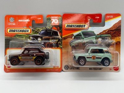 Matchbox MBX Field Car x 2: Black & Park Patrol sealed