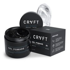 High Shine Medium Hold Gel Pomade 4oz Water Based Ideal for Short/Medium Hai
