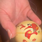 Vintage Plastic Spinning Top Toy Yellow w/ Clown Umbrella Red Multicolor — photo 5