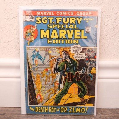 1972 Sgt. Fury Special Marvel Edition Comic Book #6 ''The Death Ray of Dr. Zemo!''