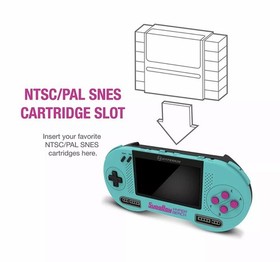 SupaBoy SFC Portable System for SNES and Super Famicom Games Green