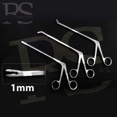 3pcs Laminectomy Intervertebral Disc Rongeur Set Down, Straight, Up1,2,3,4 x18cm