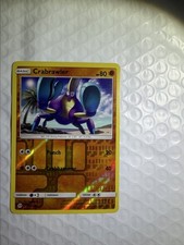 Crabrawler 72/149 Sun and Moon Base Set Reverse Holo 2017 TCG English Pokemon