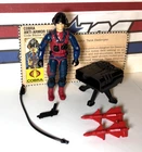 GI Joe Scrap Iron 1984 *100% COMPLETE w/FILE CARD, Near Mint!* Cobra v1 Vintage