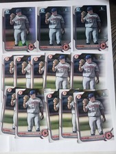 PARKER MESSICK 2022 BOWMAN CHROME DRAFT 1ST  REFRACTOR  + 2 Chrome + 10 Paper