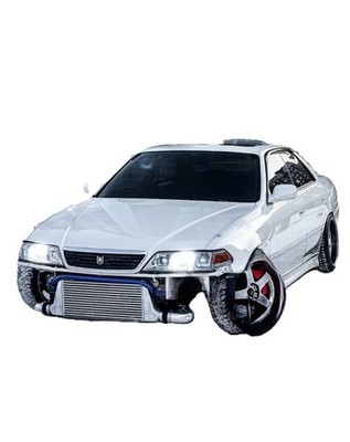 For Toyota JZX90 JZX100 Front Longer Strut Aluminum Bar Mark 2