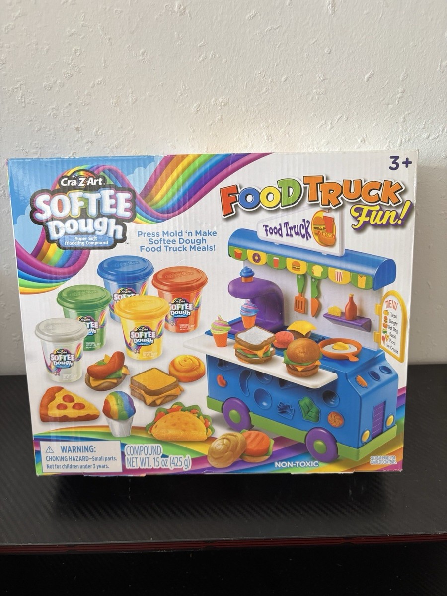 Cra-Z-Art Softee Dough Food Truck Fun Playset Complete Kids