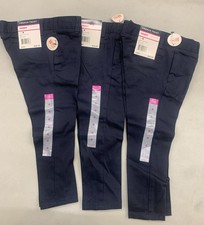 3 French Toast Girls' Straight Leg Navy Pants Adjustable School Uniform Size 4