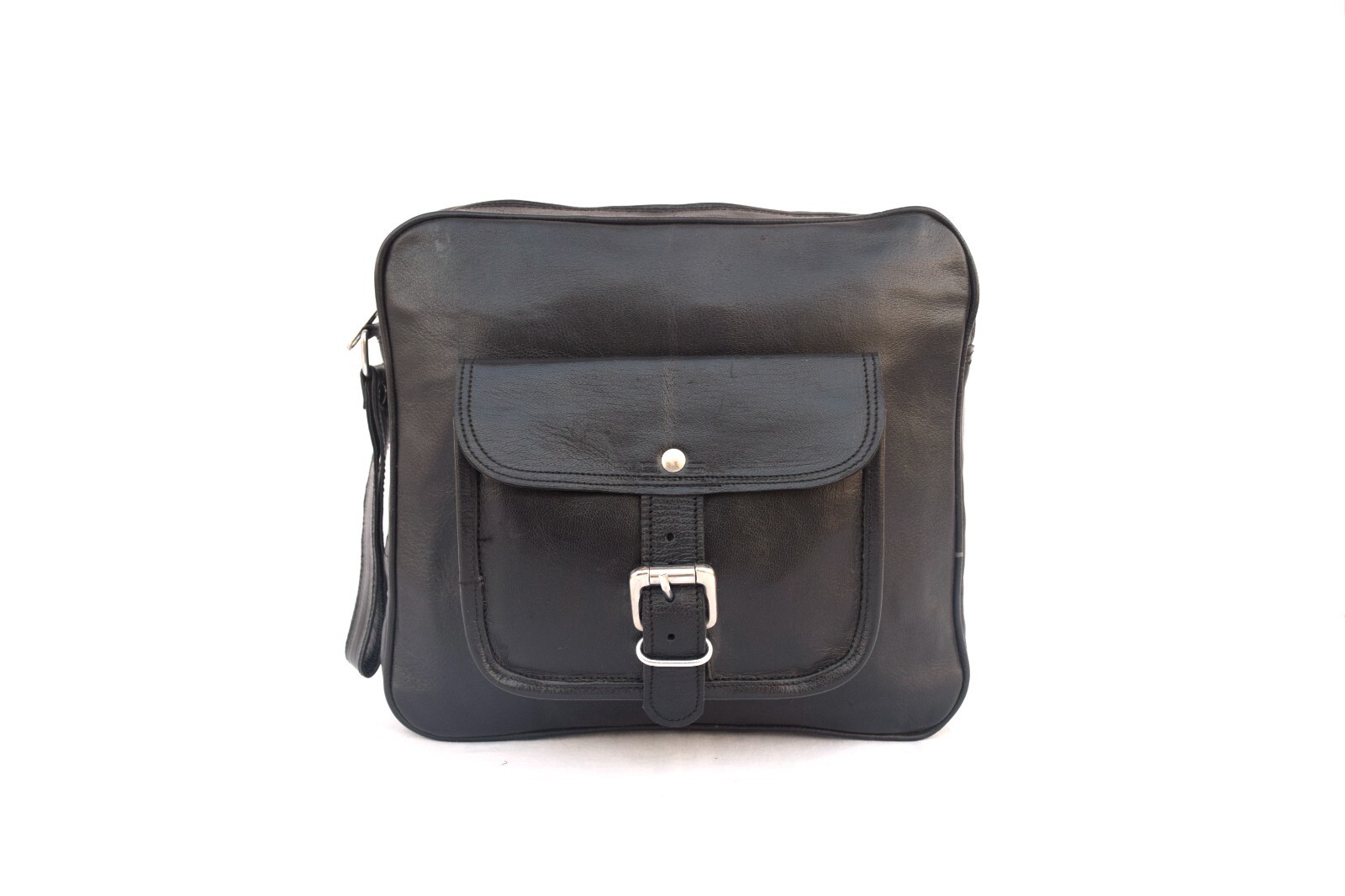 Bolsa de aseo de cuero negro Kit de afeitado Organizador Bolsa de lavado...