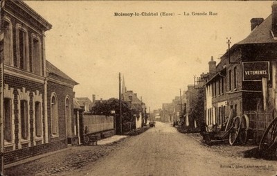 Postcard Boissey le Chatel Eure, La Grande Rue - 4758875