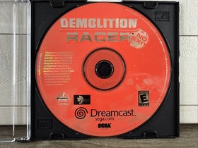 Sega Dreamcast Demolition Racer No Exit Disc w Booklet ONLY Tested FREE Ship DC