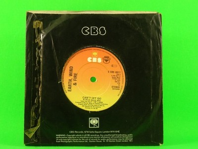 EARTH,WIND & FIRE CAN'T LET GO (CBS sleeve) (3) (137) 7'' CBS