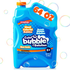 64oz Premixed Bubble Solution Refill for Wands Guns Machines Kids Party