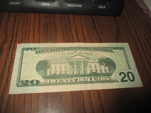 $20 2009 FANCY SERIAL NUMBER "SUPER RADAR NOTE" SERIAL # 14866841" UNCIRCULATED - Picture 3 of 3