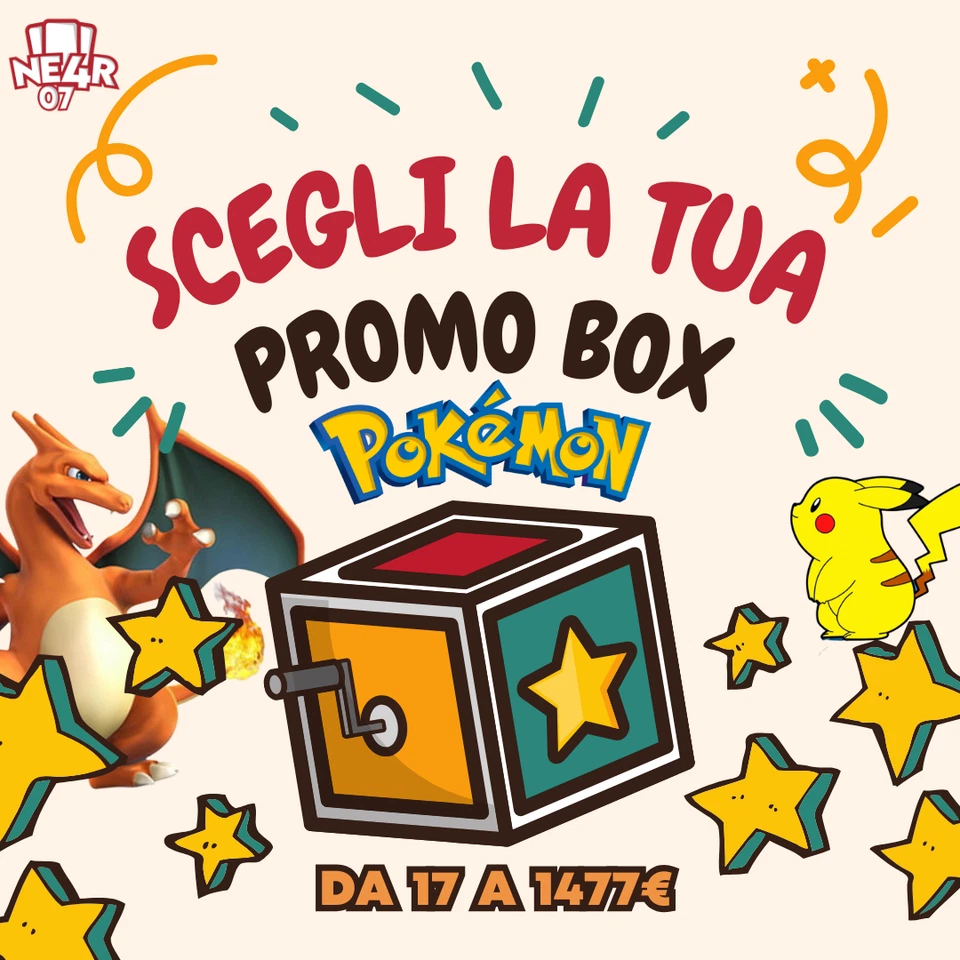 Pokemon lotto carte vintage Promo Box Psa Lotti idea regalo NO mystery mistery