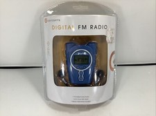 IConcepts FM Digital Radio Stereo LCD Clock Alarm Headphones