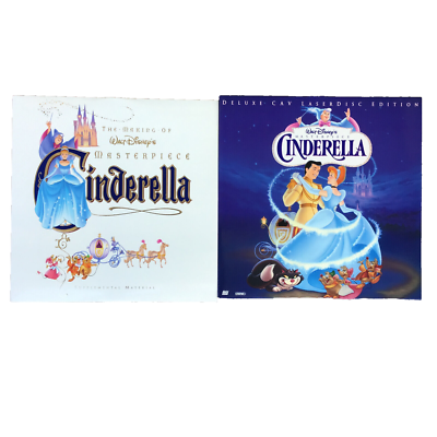 Walt Disney Cinderella Original LaserDisc Film + Making of a