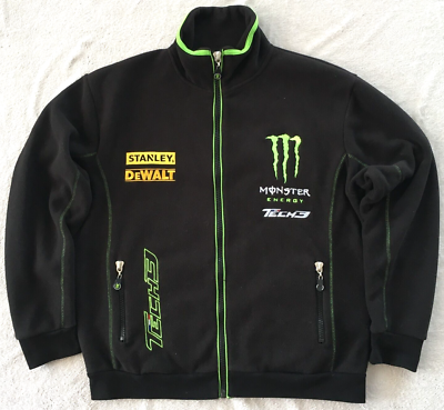 Monster Energy Tech3 Tech 3 mens Black Racing Motorsport Fleece