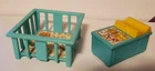 Vintage Fisher Price Playpen/Crib + Baby Changing Table ~ Little People Nursery