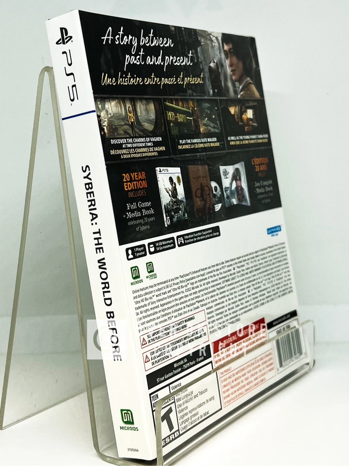 Syberia мир до 20 лет издание - PS5 - совершенно новый | в заводской упаковке - Изображение 4 из 4
