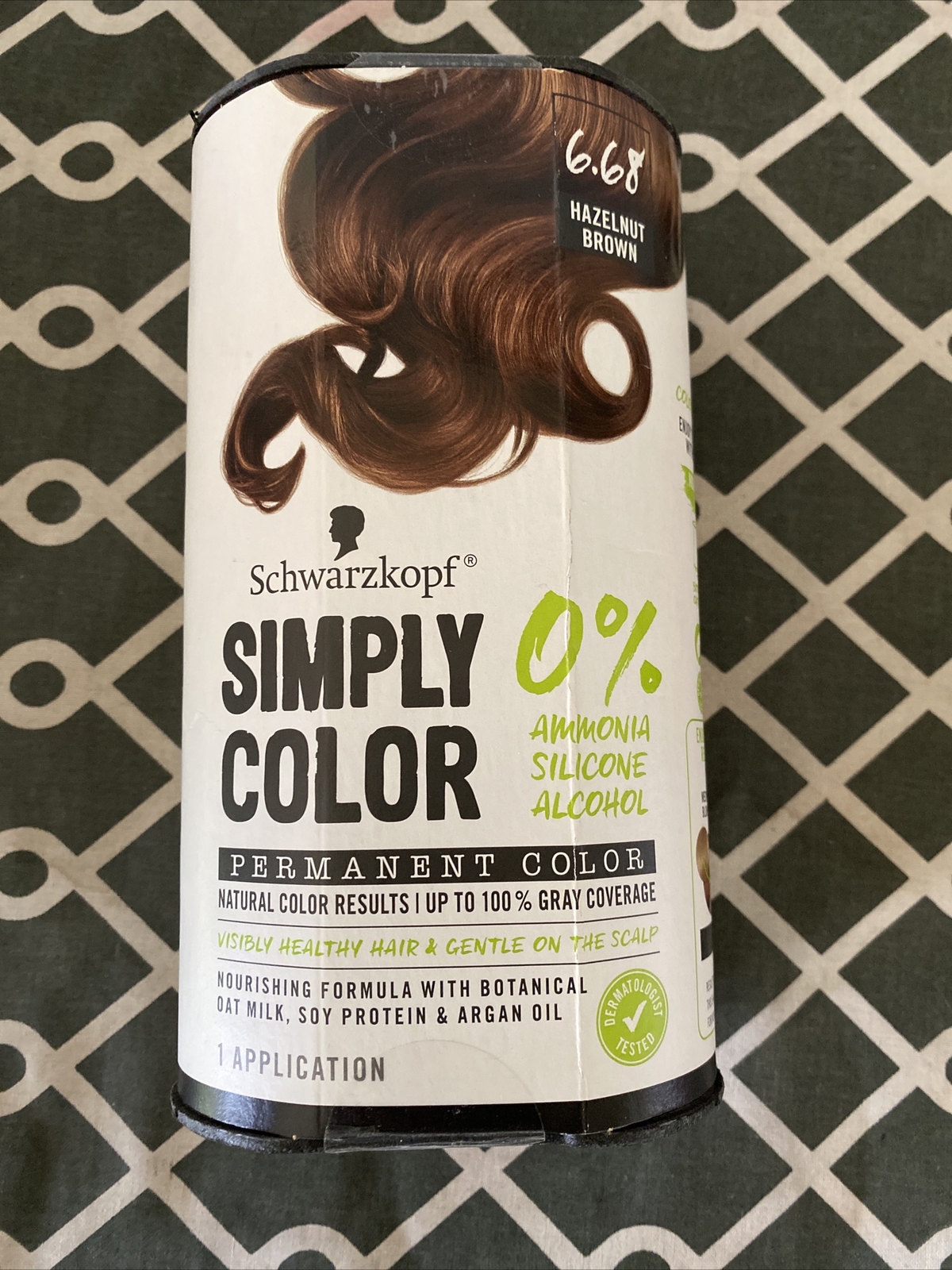 Schwarzkopf Simply Color Permanent Hair Color # 6.68 Hazelnut Brown, One, NEW