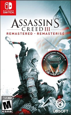 Assassins Creed 3 Remastered + Liberation Nintendo Switch Brand New Sealed