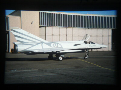 Photo Aviation Swiss Air Force Mirage IIIRS R-2110 Dubendorf 2003 - Kodachrome