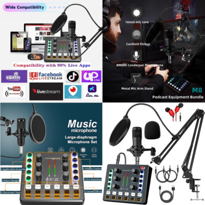 Estudio Grabacion Casa Musica Podcast Youtube Equipo Microfonos Condensador