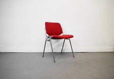 6 DSC Castelli Rot Stapelbar Giancarlo Piretti Chairs Stühle