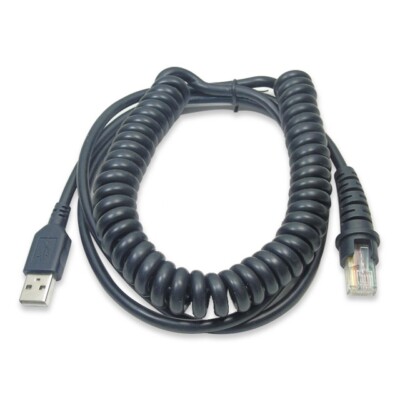 Compatible USB Barcode Scanner Cable for GE MAC VU360, Welch Allyn Connex Series