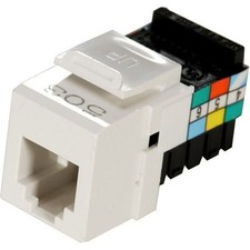 Leviton R04-41106-W Quickport Snap-In Design Modular Phone Jack - White