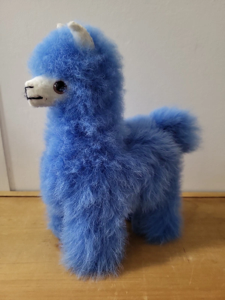 Blue alpaca sales plush