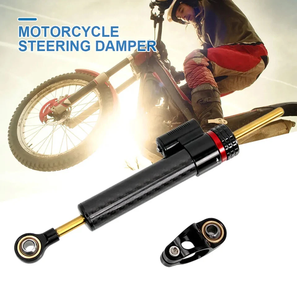 CNC Steering Damper Stabilizer For Honda Kawasaki YAMAHA Street Motorcycles - Изображение 3 из 4