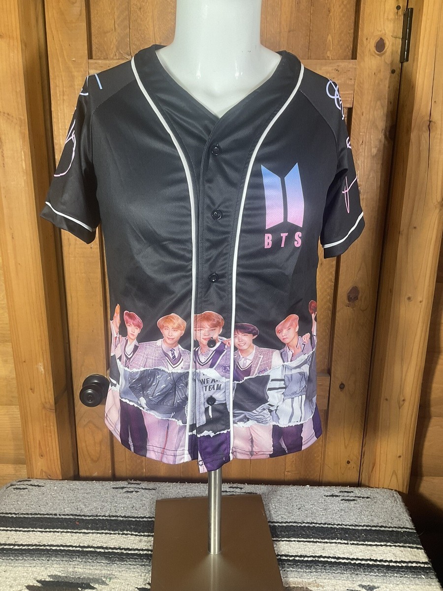 BTS baseball jersey shirt Size- Medium | eBay