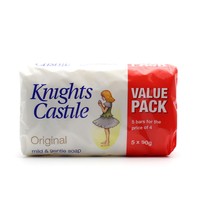 Knights Castile Original Soap 90g X 5 Knights Castile Original Soap 90g X 5