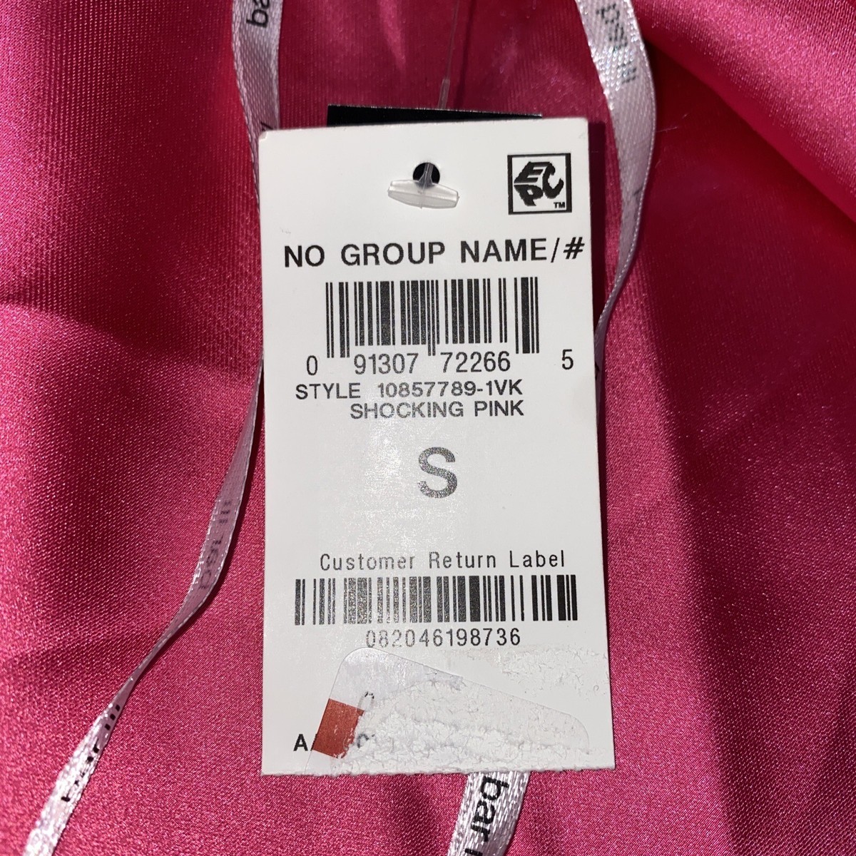 専用ページ④-1 NWT BAR III Women's Twist-Front Keyhole Halter Dress Shocking Pink