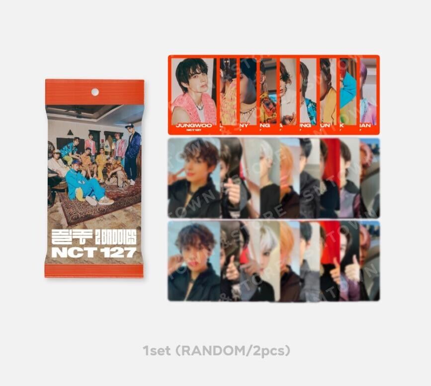 NCT 127 2 Baddies SMTOWN OFFICIAL MD PHOTOCARD RANDOM TRADING CARD SET D  ver.