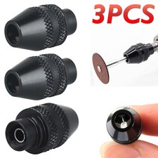 3 Pcs Keyless Drill Chuck Bit Driver Converter For Dremel 4486 Rotary Tool
