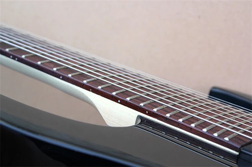 Flyoung 8String Black Electric Guitar with Fixed Bridge,27 Frets,Offer Customize - Picture 10 of 13