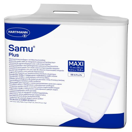 SAMU Wöchnerinnen Vorlagen Plus maxi 11x35 cm 56 St